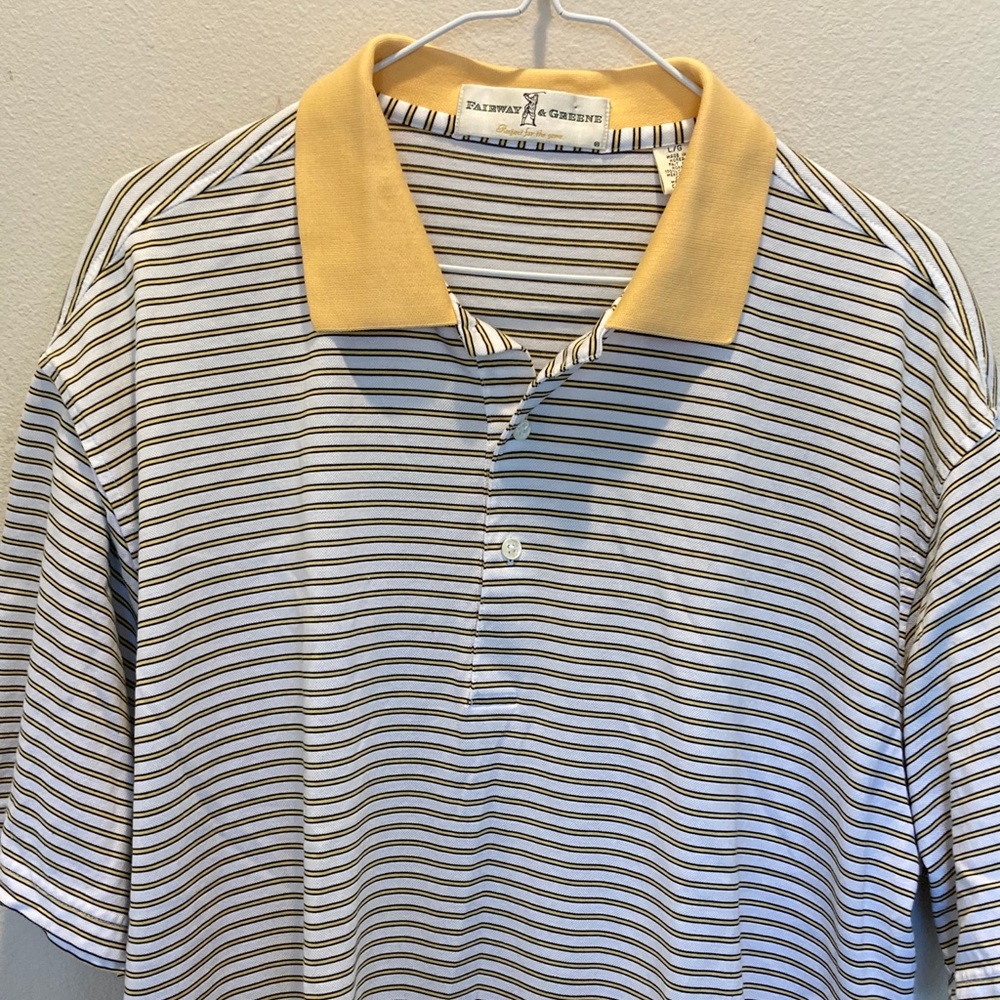 Lot of 2 Fairway & Greene L/G Golf Polo’s